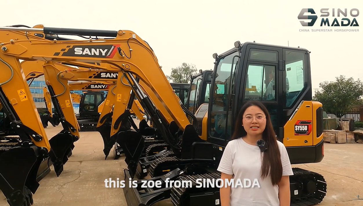 SINOMADA | SANY SY55U Crawler Excavator