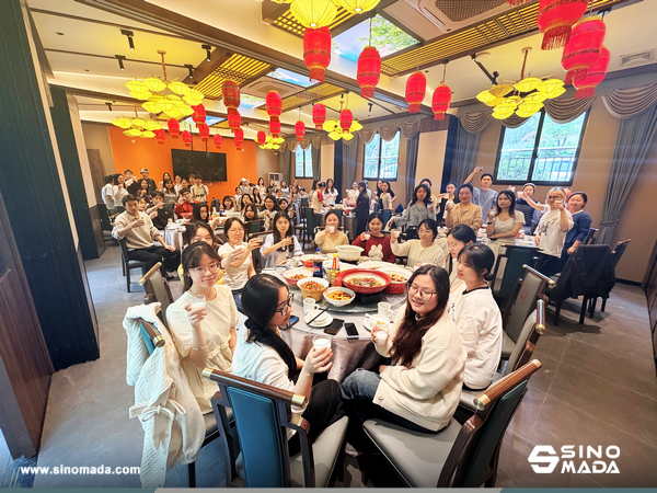 SINOMADA Celebrates Q1 Success with Team Dinner