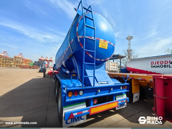 Algeria - 1 Unit CIMC 40CBM Cement Tank Trailer