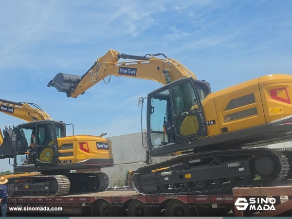 Philippines - 1 Unit SINOMADA ST215 Excavator & 1 ST135 Excavator
