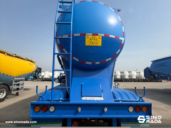 Algeria - 1 Unit CIMC 40CBM Cement Tank Trailer