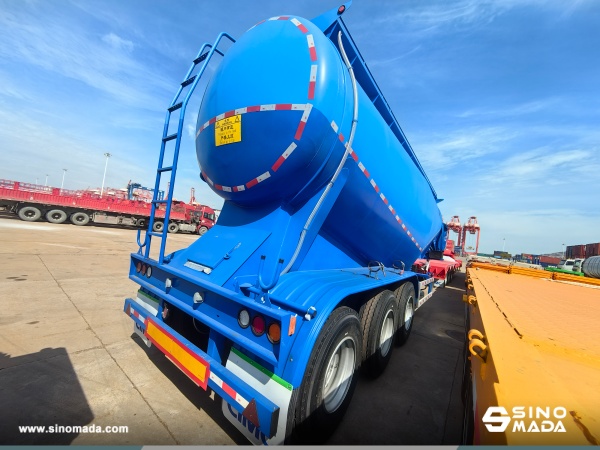Algeria - 1 Unit CIMC 40CBM Cement Tank Trailer