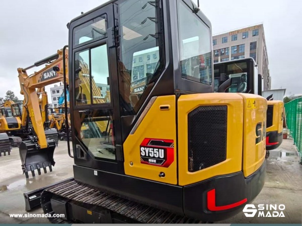 Costa Rica - 2 Unit SANY SY55U Crawler Excavator