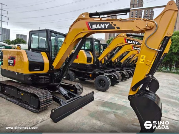Costa Rica - 2 Unit SANY SY55U Crawler Excavator
