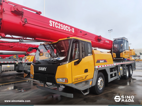 Armenia - 1 Unit SANY STC250C5-8 Truck Crane